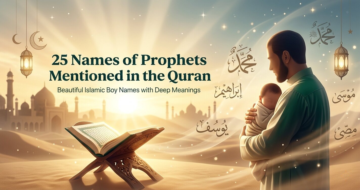 25 Names of Prophets Mentioned in the Quran for Your Son | Beautiful Islamic Boy Names