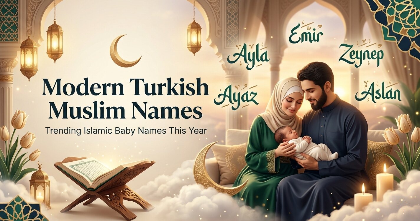 Modern Turkish Muslim Names Trending This Year | Stylish Islamic Baby Names 2026