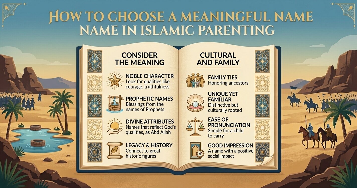 How to Choose a Name in Islamic Parenting